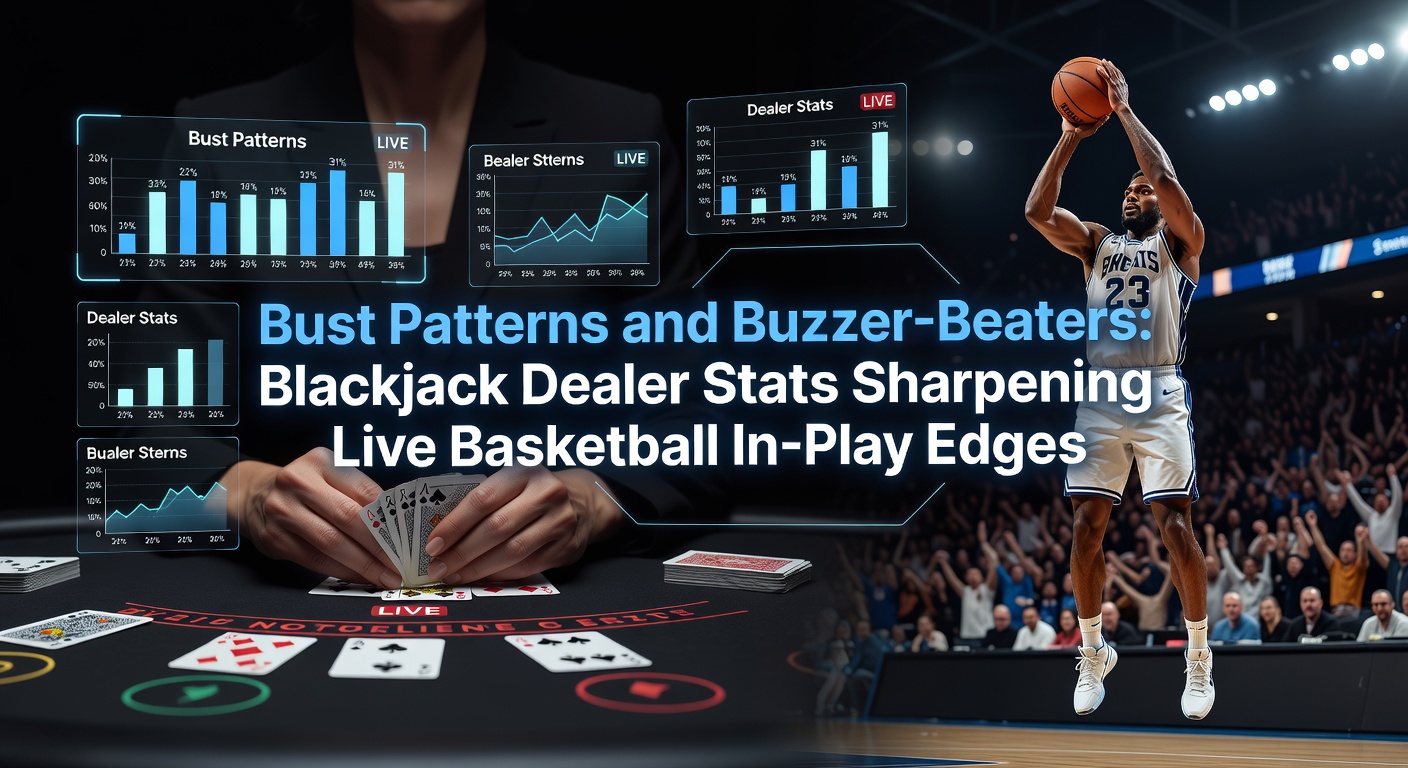 Chart displaying blackjack dealer bust probabilities by upcard, highlighting patterns from 2 through Ace