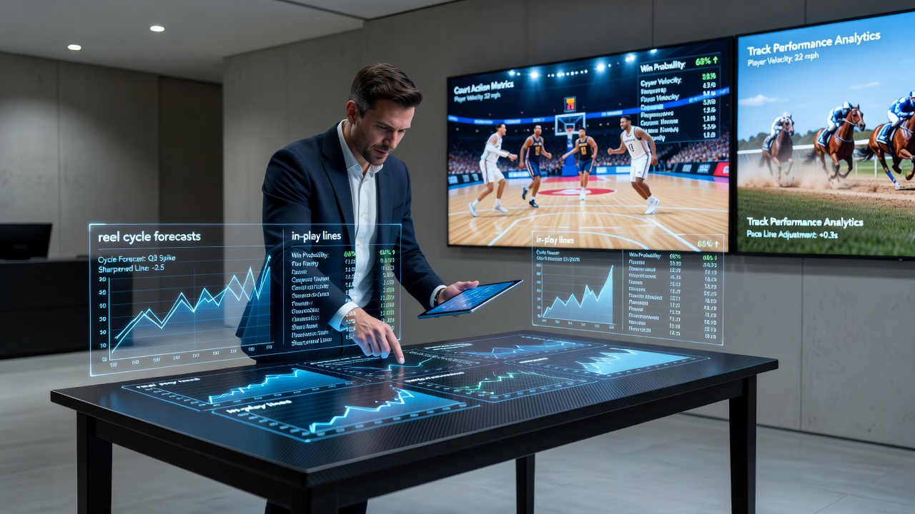 Reel cycle analysis supporting exotic wager decisions at the track