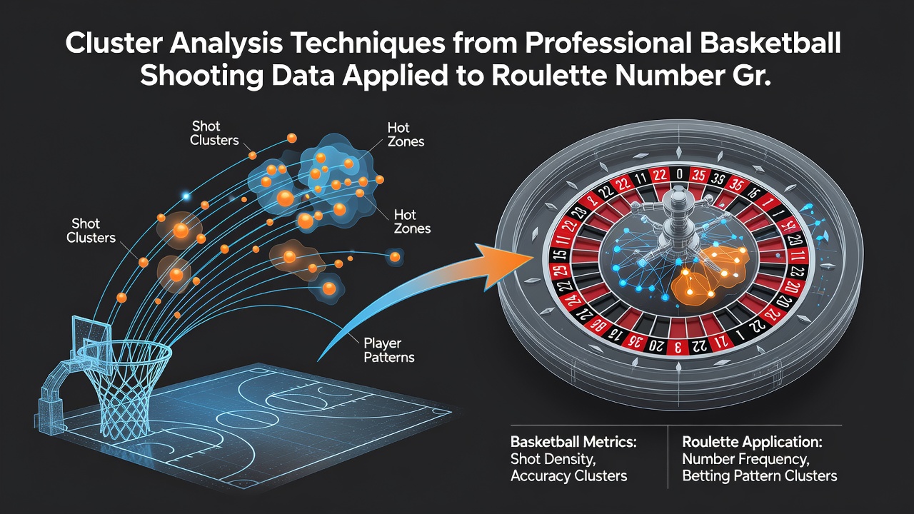 Roulette wheel diagram showing number clusters derived from sector analysis