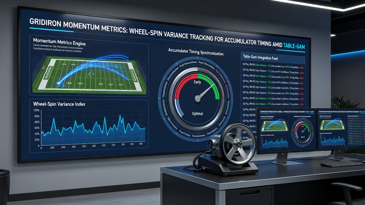 Roulette variance dashboard synchronized with football momentum metrics for accumulator timing